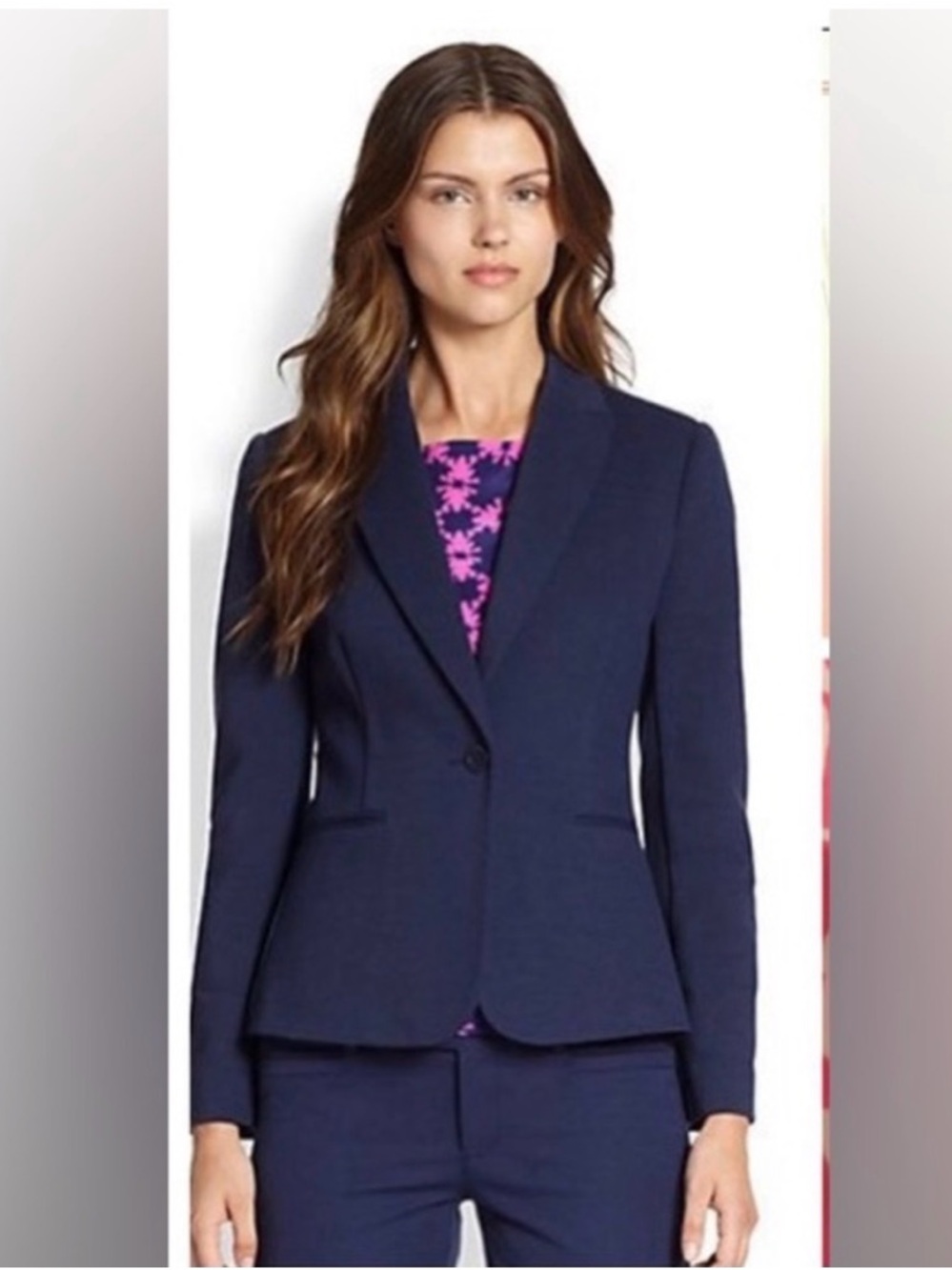 Lilly Pulitzer Vibrant Blue Blazer, Large